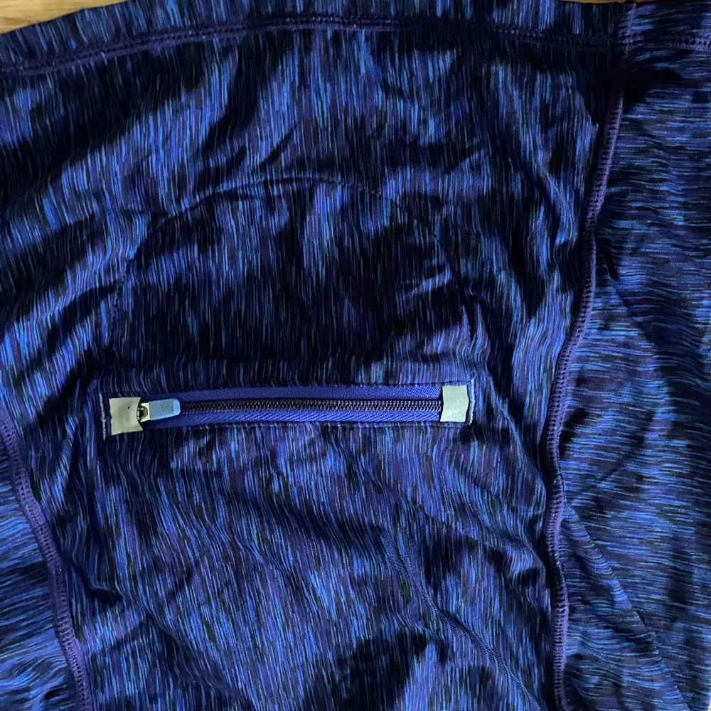 Athleta Fast Track Half Zip Pullover Blue Small - Picture 4 of 7